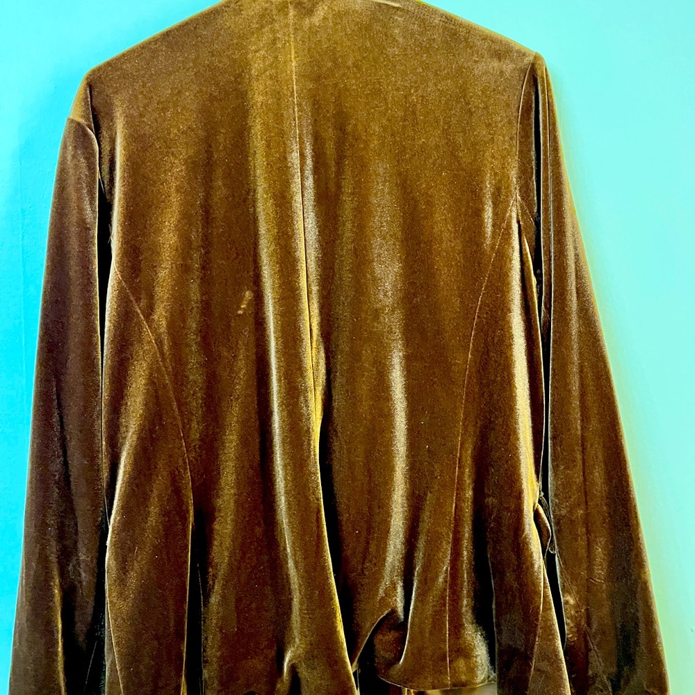 D2 velvet, blazer, chocolate brown
